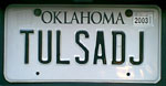 Tulsa DJ Car Tag