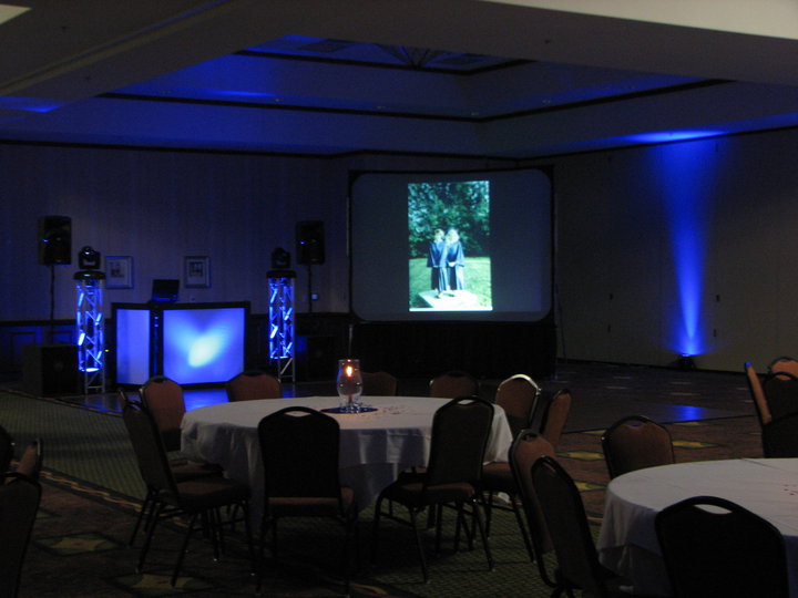 Corporate party with Video Screen
